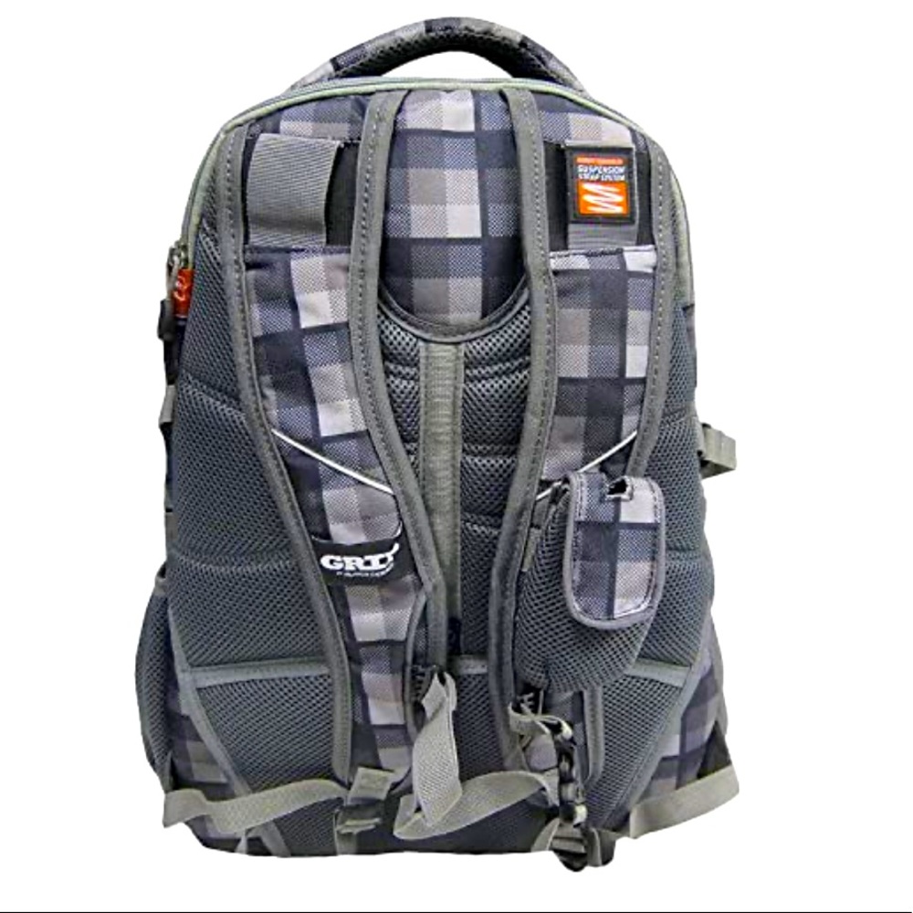 Hilt by High Sierra Booty Tartan Backpack, Gray Buffalo NEW!! - Picture 2 of 4